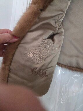 Fur Sleveless Jacket; Vintage 1960's